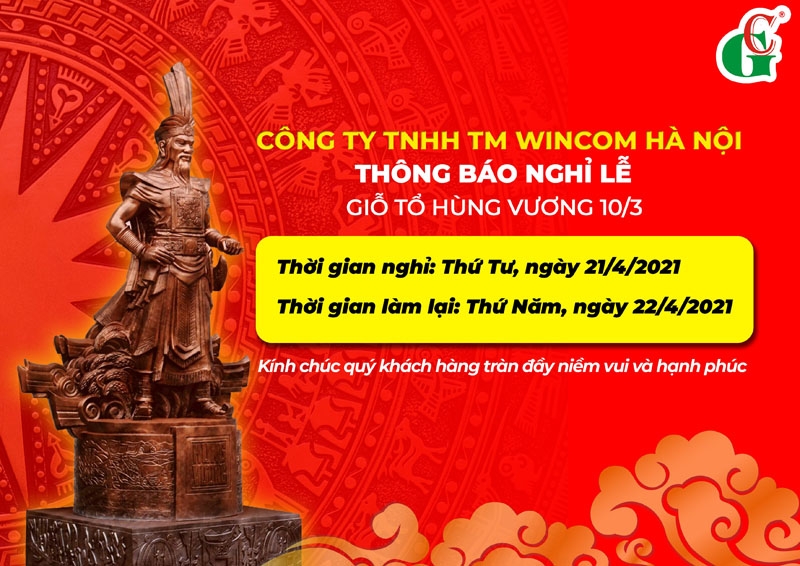 Nghỉ lễ Giỗ Tổ Hùng Vương 10-03-2021
